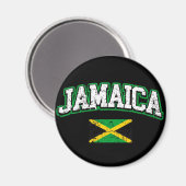 Jamaica Flag Magneet (Voorkant / Achterkant)