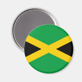 Jamaica Flag Magneet (Voorkant / Achterkant)