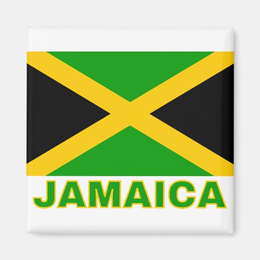 Jamaica Flag Magneet (Voorkant)