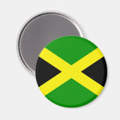 Jamaica Flag Magneet (Voorkant / Achterkant)