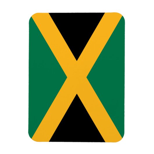Jamaica Flag Magneet (Verticaal)