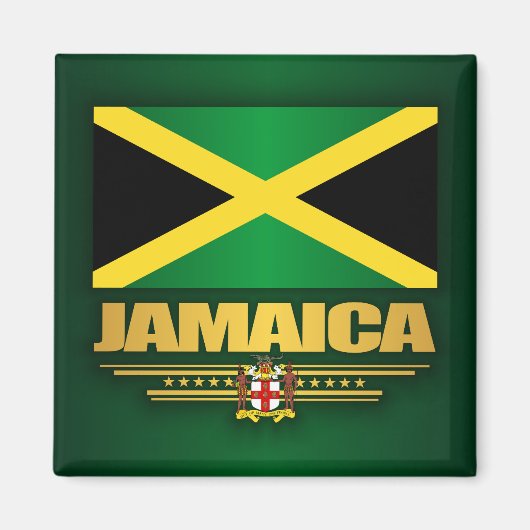 Jamaica Flag Magneet (Voorkant)
