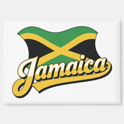 Jamaica Flag Magneet (Voorkant)