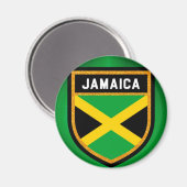 Jamaica Flag Magneet (Voorkant / Achterkant)