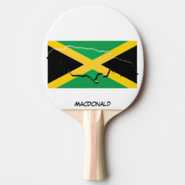 JAMAICA FLAG & MAP Persoonlijk Tafeltennisbatje