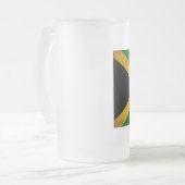 Jamaica Flag Matglas Bierpul (Voorkant links)
