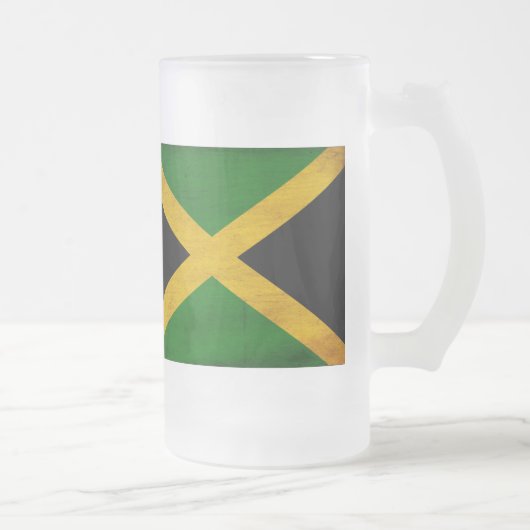 Jamaica Flag Matglas Bierpul (Rechts)