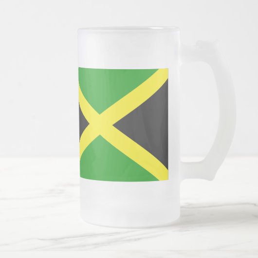 Jamaica Flag Matglas Bierpul (Rechts)