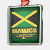 Jamaica Flag Metalen Ornament (Links)
