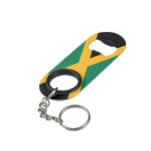 Jamaica Flag Mini Flessenopener (Achterkant Gekanteld)