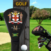 Jamaica & Flag Monogrammed Golf Clubs Hoesjes Golfheadcover