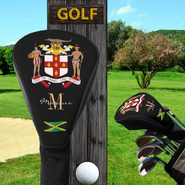 Jamaica & Flag Monogrammed Golf Clubs Hoesjes Golfheadcover