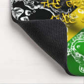 Jamaica Flag Mousepad, met water gestort Muismat (Hoek)