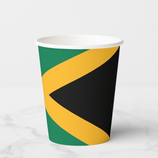 Jamaica Flag Papieren Bekers (Achterkant)