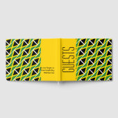 JAMAICA FLAG Patriotic Gepersonaliseerd YELLOW Jam Gastenboek (Volledig)