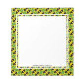 JAMAICA FLAG Patriotic JAMAICAN Persoonlijk Notitieblok (Voorkant)