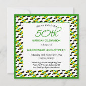 JAMAICA FLAG Patriotic Personalized 50th Birthday Kaart (Voorkant)