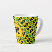JAMAICA FLAG Patriotic  Yellow Latte Mok (Rechterhoek)