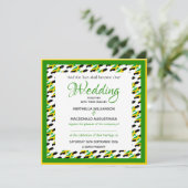 JAMAICA FLAG Patriottische Custom Wedding Kaart (Staand voorkant)