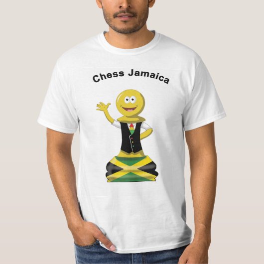Jamaica Flag Pawn T-Shirt copyright (Voorkant)