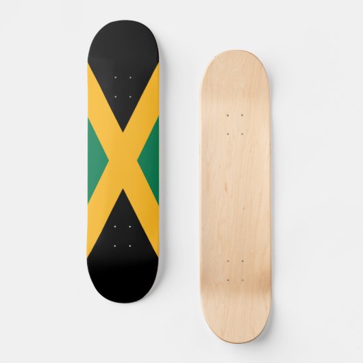 Jamaica Flag Persoonlijk Skateboard (Voorkant)