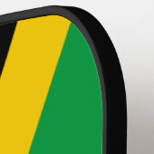 Jamaica Flag Pickleball Paddle (Links Detail)