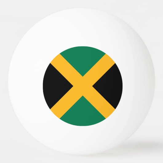 Jamaica Flag Pingpongbal (Voorkant)