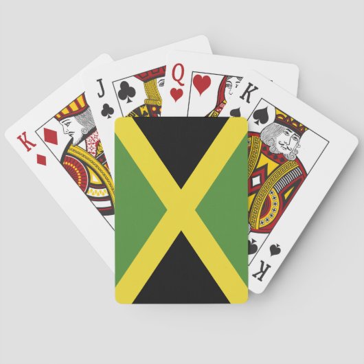 Jamaica Flag Pokerkaarten (Achterkant)