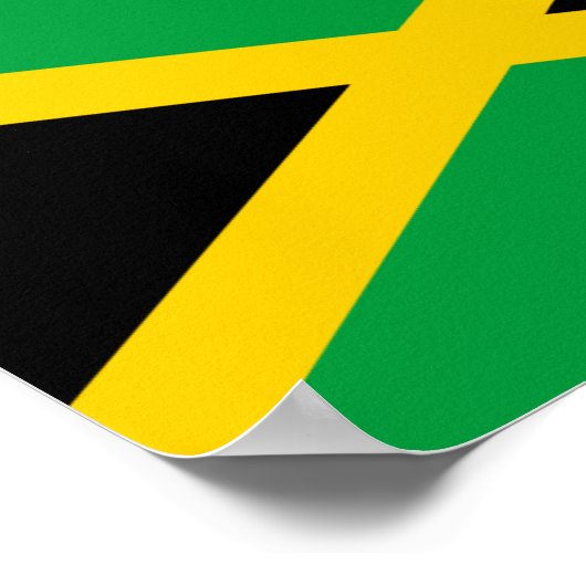 Jamaica Flag Poster (Hoek)