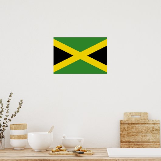 Jamaica Flag Poster (Keuken)