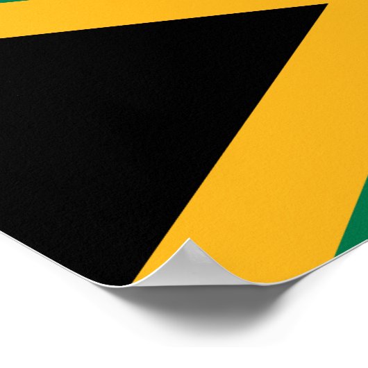 Jamaica Flag Poster (Hoek)