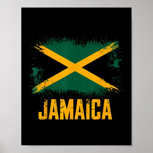 Jamaica Flag Poster (Voorkant)