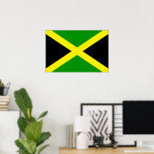Jamaica Flag Poster (Thuiskantoor)