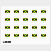 Jamaica Flag Producten Ronde Sticker (Vel)