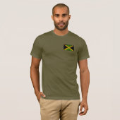 Jamaica Flag - Proud Jamaicans - Jah Army Shirt (Voorkant volledig)