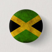 Jamaica Flag - Proud Jamaicans - Rasta Button (Voorkant)