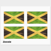 Jamaica Flag - Proud Jamaicans - Rasta Sticker (Vel)