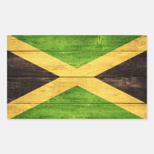 Jamaica Flag - Proud Jamaicans - Rasta Sticker (Voorkant)