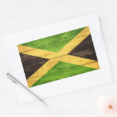 Jamaica Flag - Proud Jamaicans - Rasta Sticker (Envelop)