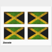 Jamaica Flag - Proud Jamaicans - Rasta Sticker (Vel)