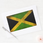 Jamaica Flag - Proud Jamaicans - Rasta Sticker (Envelop)