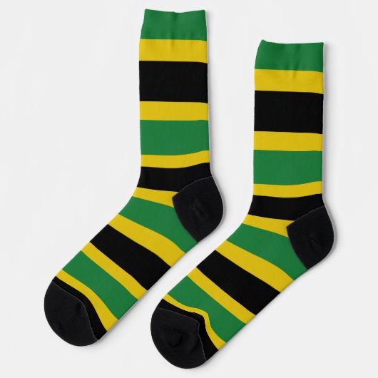 Jamaica Flag Proud Jamaicans Roots Socks  Sokken (Links)