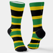 Jamaica Flag Proud Jamaicans Roots Socks  Sokken (Gebogen)