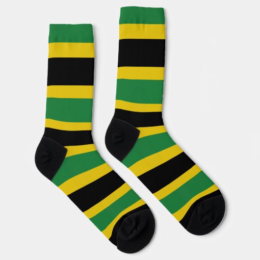 Jamaica Flag Proud Jamaicans Roots Socks  Sokken (Rechts)