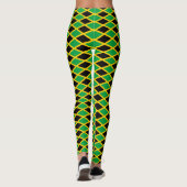 Jamaica Flag - Proud Jamaicans - Yoga Leggins Leggings (Achterkant)