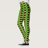 Jamaica Flag - Proud Jamaicans - Yoga Leggins Leggings (Links)