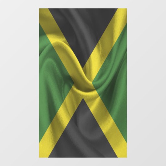 Jamaica Flag Raamsticker (Vel)