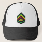 Jamaica Flag Rasta Reggae Roots Trucker Cap (Voorkant)