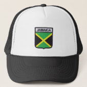 Jamaica Flag Rasta Reggae Roots Trucker Cap (Voorkant)
