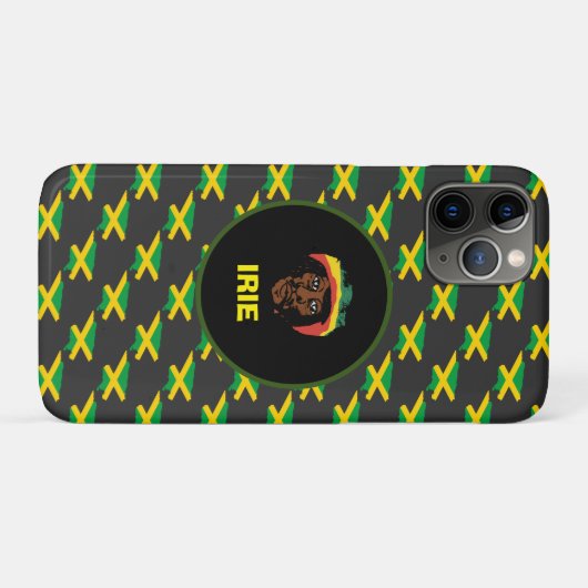 Jamaica flag ,Rastafarian head ,Jamaica Case-Mate iPhone Case (Achterkant (horizontaal))